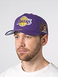 Бейсболка MITCHELL NESS арт. HP14041-LALPURP Los Angeles Lakers NBA (фиолетовый)